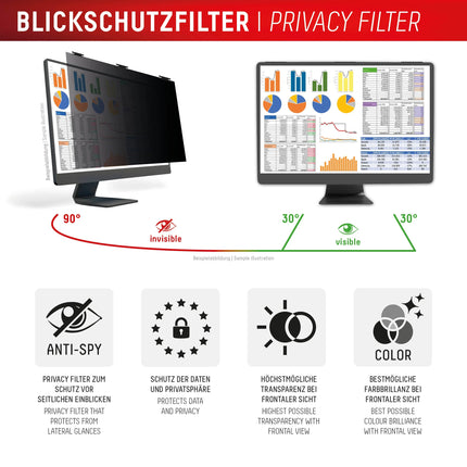 Displex Privacy Safe Desktop Uni 21.5Inch (16:9) productafbeelding 3