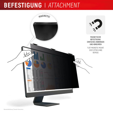 Displex Privacy Safe Desktop Uni 21.5Inch (16:9) productafbeelding 4