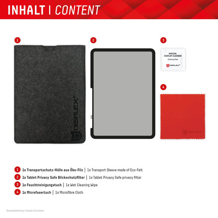 Displex Privacy Safe Tablet Apple iPad 10.9/Ipad 11 (2025)/Air 11 (2025) productafbeelding 10