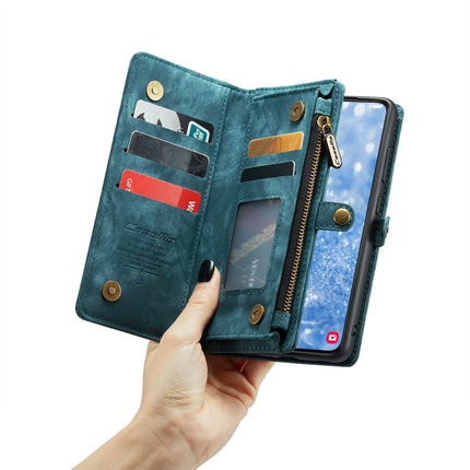 CASEME Samsung Galaxy S23+ Vintage Portemonnee Hoesje - Blue - Casebump