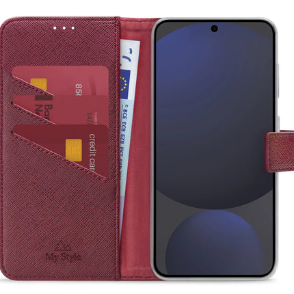 My Style Flex Wallet For Samsung Galaxy S24 Fe 5G Bordeaux