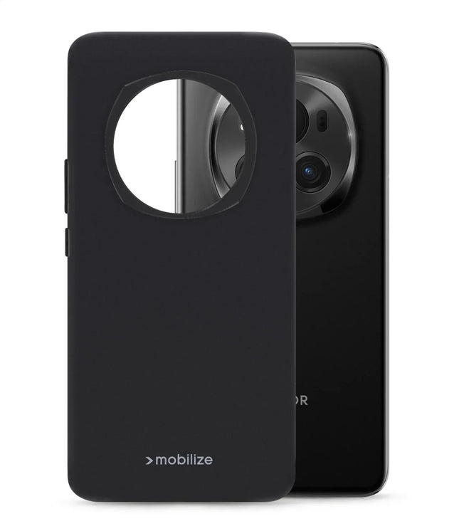 Mobilize Rubber Gelly Case Honor Magic6 Pro Matt Black