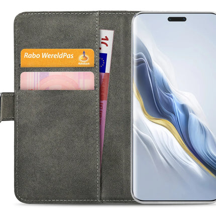 Mobilize Classic Gelly Wallet Book Case Honor Magic6 Pro Black