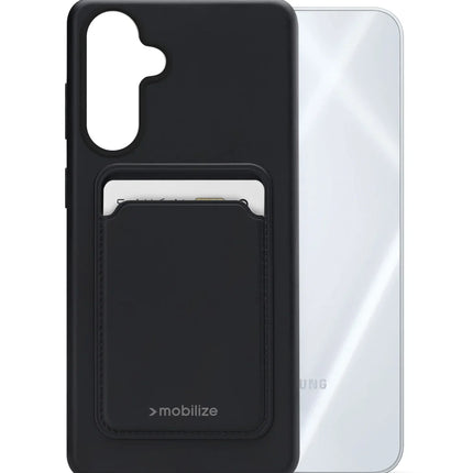 Mobilize Rubber Gelly Card Case Samsung Galaxy A16 4G/5G Matt Black