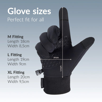 Mobilize Smart Winter Gloves (L) Black