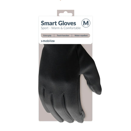 Mobilize Smart Sports Gloves (M) Black