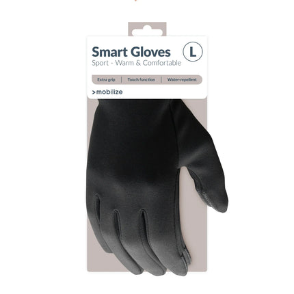 Mobilize Smart Sports Gloves (L) Black