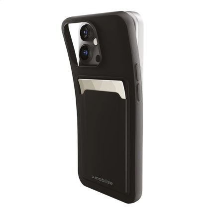 Mobilize Rubber Gelly Card Case Samsung Galaxy S25+ 5G Matt Black