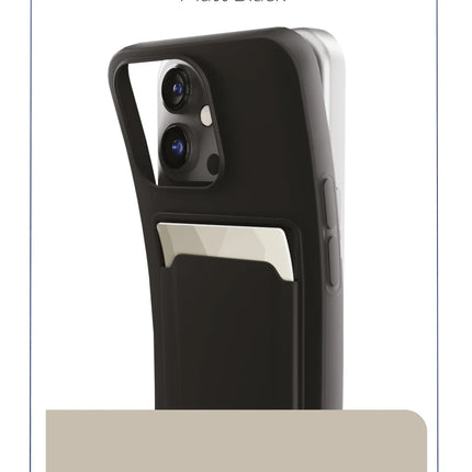 Mobilize Rubber Gelly Card Case Samsung Galaxy S25 Ultra 5G Matt Black