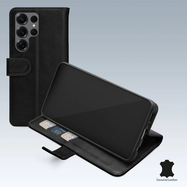 Mobilize Leather Wallet Samsung Galaxy S25 Ultra 5G Black