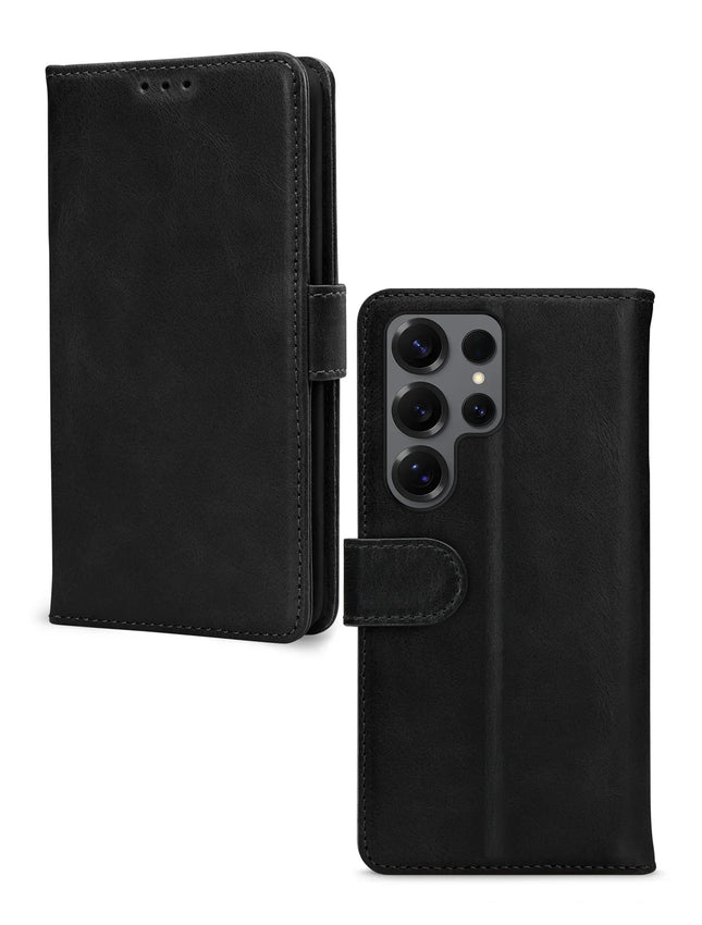 Mobilize Leather Wallet Samsung Galaxy S25 Ultra 5G Black