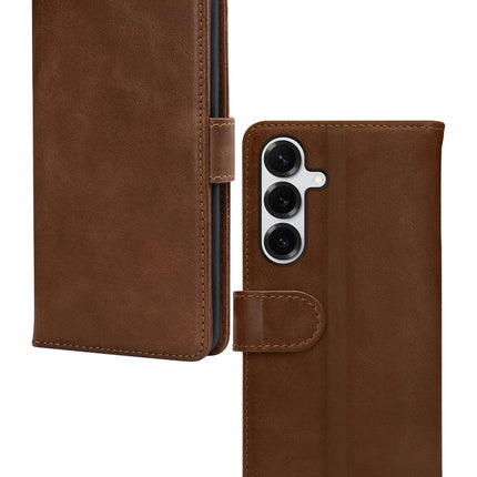 Mobilize Leather Wallet Samsung Galaxy S25+ 5G Brown