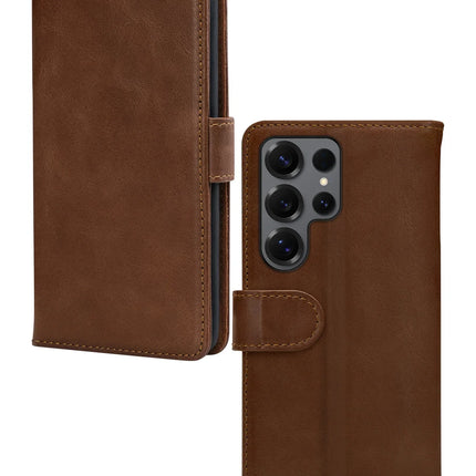 Mobilize Leather Wallet Samsung Galaxy S25 Ultra 5G Brown
