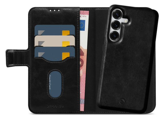Mobilize 2In1 Magsafe Compatible Gelly Wallet Case Samsung Galaxy S25+ 5G Black
