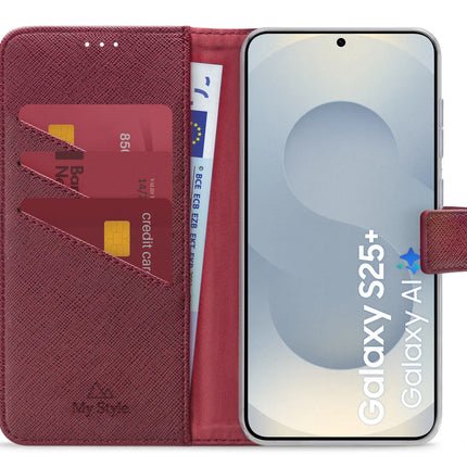 My Style Flex Wallet For Samsung Galaxy S25+ 5G Bordeaux