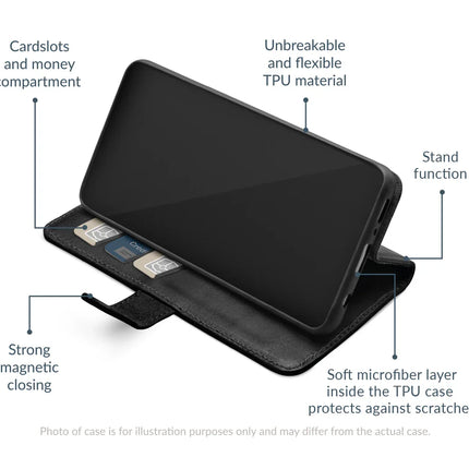 Mobilize Leather Wallet Samsung Galaxy A26 5G Black