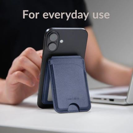 Mobilize Magsafe Compatible Magnet Card Holder With Stand Function Blue