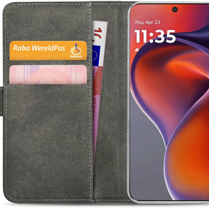Mobilize Classic Gelly Wallet Book Case Motorola Moto G15/G15 Power Black