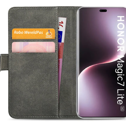 Mobilize Classic Gelly Wallet Book Case Honor Magic7 Lite Black