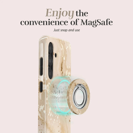 Mio By Mobilize Mio Gold Marble Magsafe Compatible For Samsung A36 5G/A56 5G