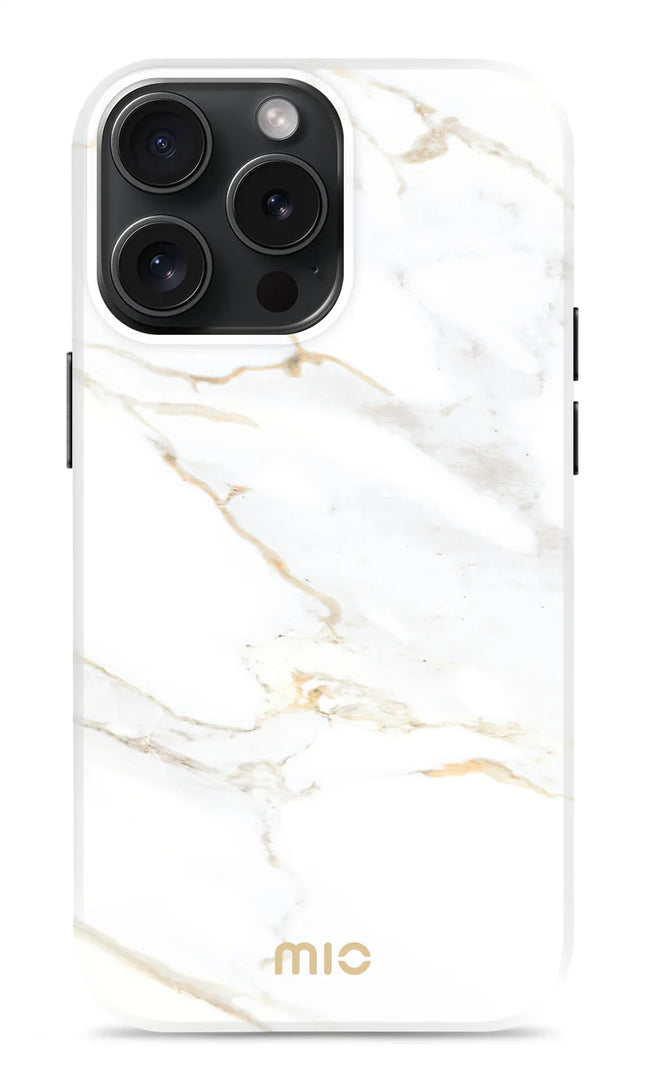 Mio By Mobilize Mio White Marble Magsafe Compatible For Iphone 15 Pro