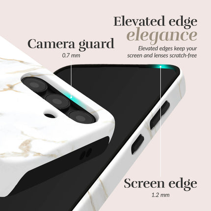 Mio By Mobilize Mio White Marble Magsafe Compatible For Samsung A55 5G