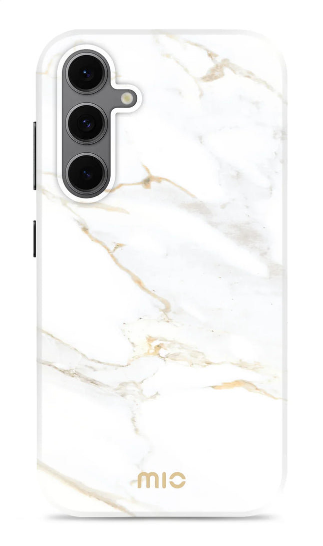 Mio By Mobilize Mio White Marble Magsafe Compatible For Samsung S24 Fe 5G