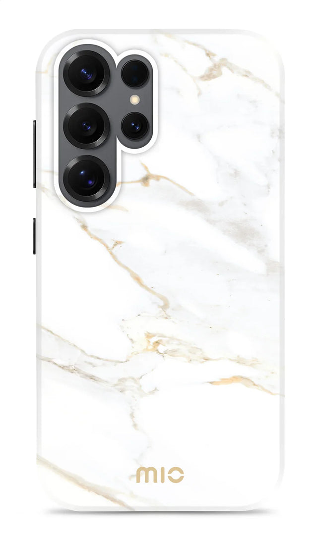Mio By Mobilize Mio White Marble Magsafe Compatible For Samsung S25 Ultra 5G