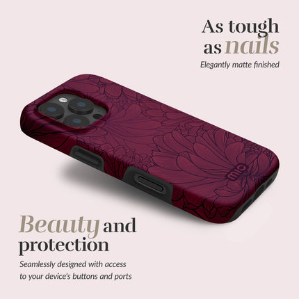 Mio By Mobilize Mio Berry Blooms Magsafe Compatible For Iphone 16 Pro Max