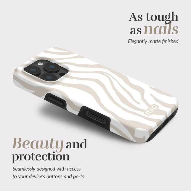 Mio By Mobilize Mio Sandy Zebra MagSafe Compatible - iPhone 16E productafbeelding 2