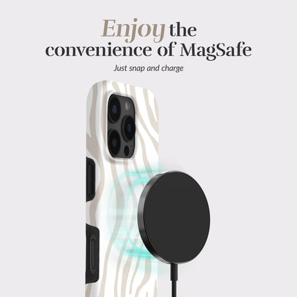 Mio By Mobilize Mio Sandy Zebra MagSafe Compatible - iPhone 16 Plus productafbeelding 3