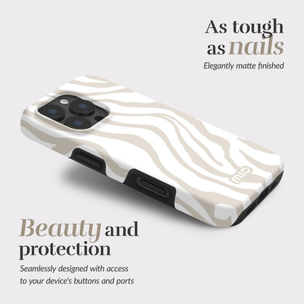 Mio By Mobilize Mio Sandy Zebra MagSafe Compatible - iPhone 16 Pro Max productafbeelding 2