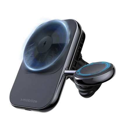 Mobilize Magsafe Compatible Car Charger For Phone And Watch 18W Black
