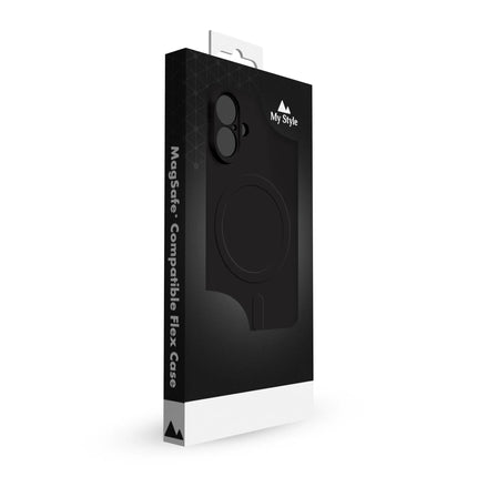 My Style Protective Flex Magsafe Compatible Case For Apple Iphone 7/8/Se (2020/2022) Black