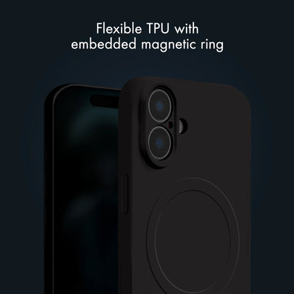 My Style Protective Flex Magsafe Compatible Case For Apple Iphone 7/8/Se (2020/2022) Black