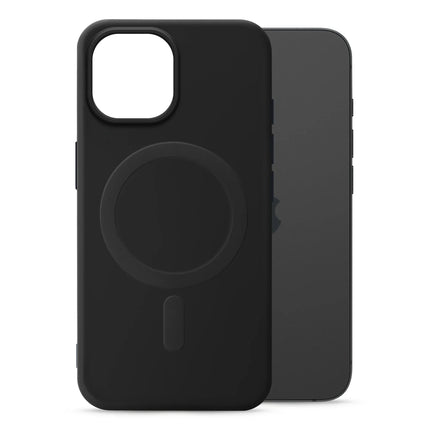 My Style Protective Flex Magsafe Compatible Case For Apple Iphone 13/14/15 Black