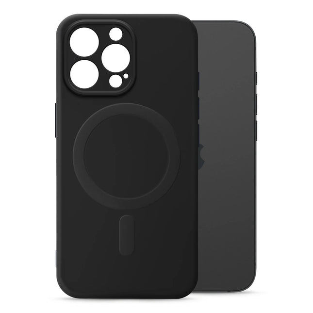 My Style Protective Flex Magsafe Compatible Case For Apple Iphone 15 Pro Black