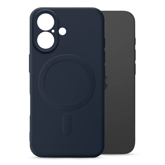 My Style Protective Flex Magsafe Compatible Case For Apple Iphone 16 Midnight Blue
