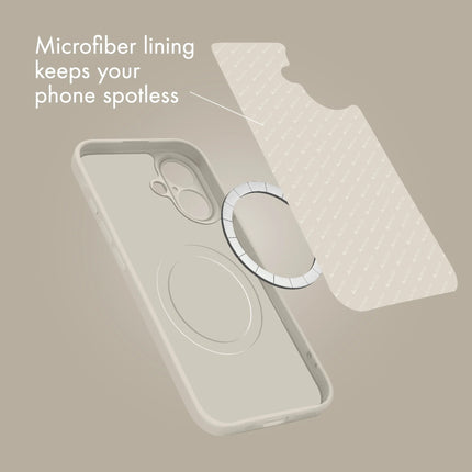 My Style Protective Flex MagSafe Compatible Case - Apple iPhone 16 Antique White productafbeelding 7