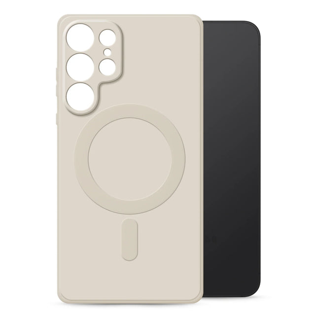 My Style Protective Flex MagSafe Compatible Case - Samsung Galaxy S25 Ultra 5G Antique White