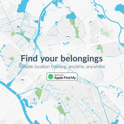 Beeep Betag Find My Tracker Black & Keychain Black - 1 Pack