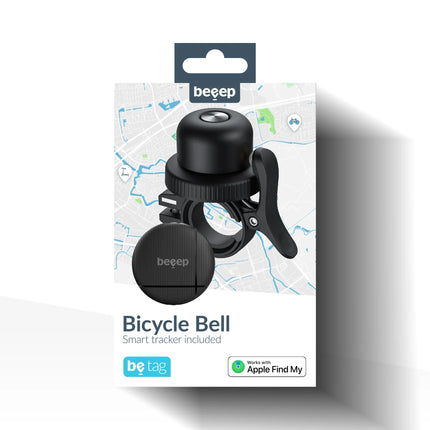 Beeep Betag Find My Tracker Black & Bicycle Bell