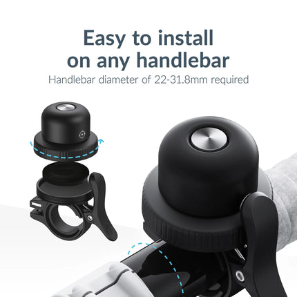 Beeep Betag Find My Tracker Black & Bicycle Bell