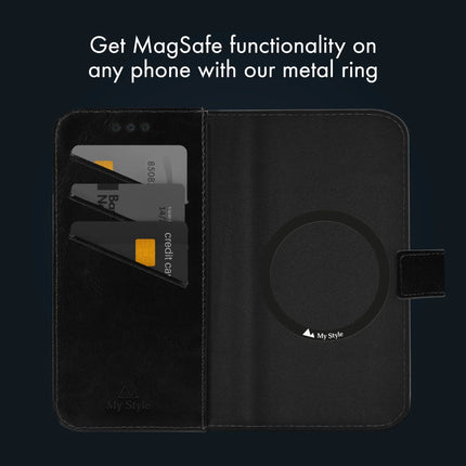 My Style Universal MagSafe Compatible Wallet - Black 4.7" (Without Case) productafbeelding 3