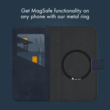 My Style Universal MagSafe Compatible Wallet - Midnight Blue 6.3" (Without Case) productafbeelding 3