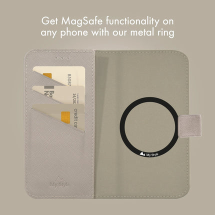 My Style Universal MagSafe Compatible Wallet - Warm Grey 6.3" (Without Case) productafbeelding 3