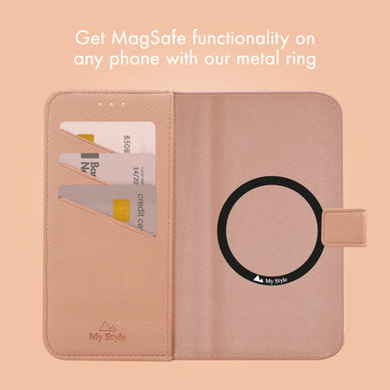 My Style Universal MagSafe Compatible Wallet - Soft Pink 6.7" (Without Case) productafbeelding 3