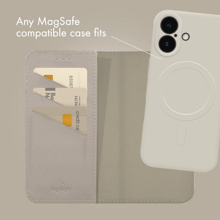 My Style Universal MagSafe Compatible Wallet - Warm Grey 6.7" (Without Case) productafbeelding 4