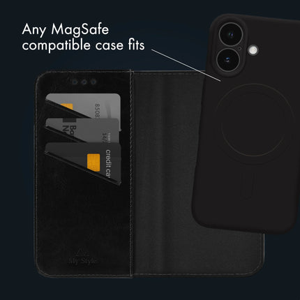 My Style Universal MagSafe Compatible Wallet - Black 6.8" (Without Case) productafbeelding 4