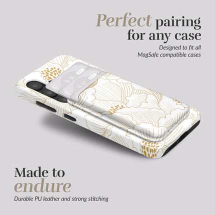 Mio By Mobilize Mio Roses MagSafe Compatible White Card Houder productafbeelding 3